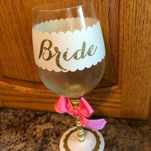 Bridal wine glass